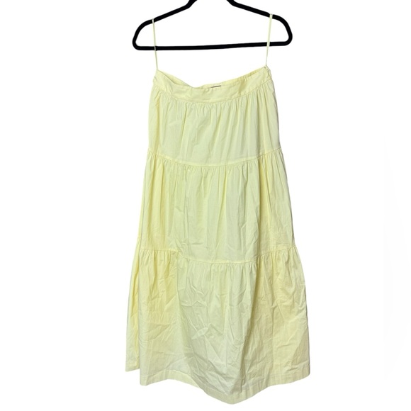 Staud Wallflower Butter Yellow Tiered Sea Skirt - Picture 2 of 8